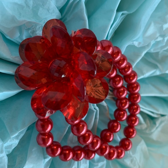 Christmas red bracelet - Picture 3 of 3